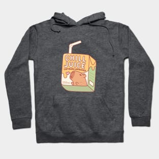 Funny Chill Juice Capybara Approved Juice Box Hoodie